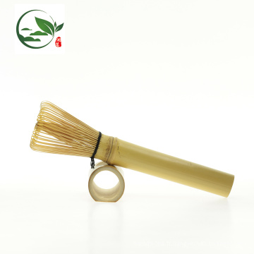 Fouet Matcha en Bambou Doré - Tige Longue (pour Matcha ou café)